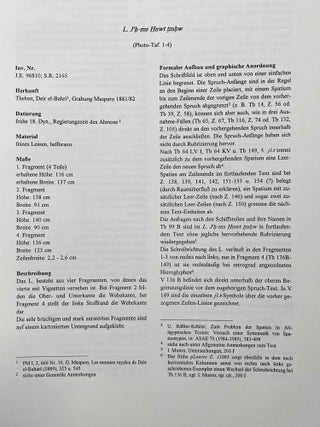 Die Totenbuch-Handschriften der 18. Dynastie im Ägyptischen Museum Cairo. Band I: Text. Band II: Tafeln (complete set)[newline]M6504a-07.jpeg