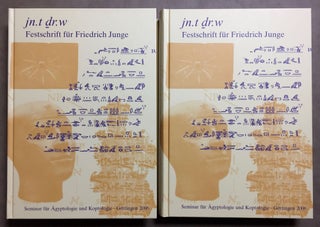 Jn.t dr.w - Festschrift Friedrich Junge. 2 volumes (complete set)[newline]M6505a-02.jpg