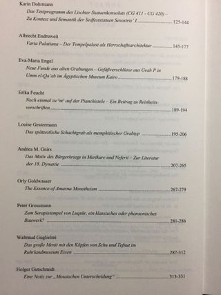 Jn.t dr.w - Festschrift Friedrich Junge. 2 volumes (complete set)[newline]M6505a-05.jpg