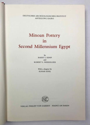 Minoan pottery in Second Millennium Egypt
