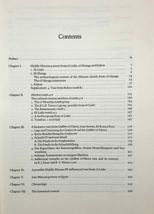 Minoan pottery in Second Millennium Egypt