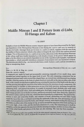 Minoan pottery in Second Millennium Egypt