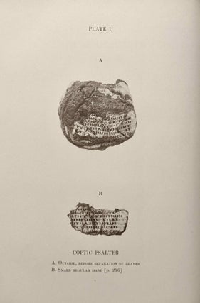 The Coptic Manuscripts in the Freer Collection