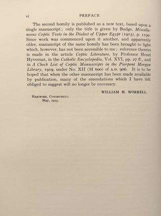 The Coptic Manuscripts in the Freer Collection