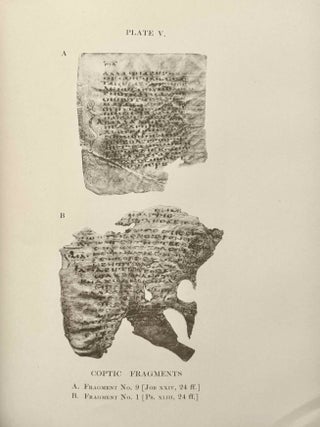 The Coptic Manuscripts in the Freer Collection