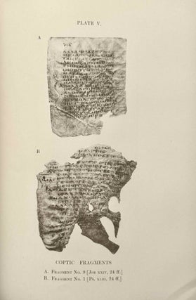 The Coptic Manuscripts in the Freer Collection