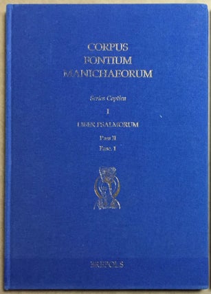 Item #M6517 Corpus fontium Manichaeorum. Series coptica 1. Psalm Book. Part II, Fasc. 1. Die...