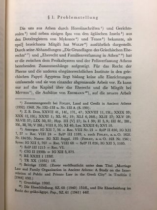 Ehegüterrechtliche Verhältnisse in den griechischen Papyri Ägyptens bis Diokletian