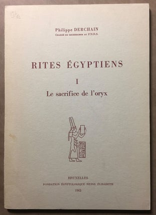 Item #M6527 Le sacrifice de l'oryx. DERCHAIN Philippe