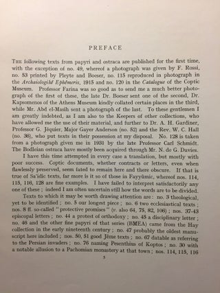 Varia coptica. Texts, Translations, Indexes.
