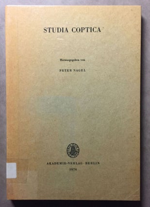 Item #M6533 Studia coptica. NAGEL Peter[newline]M6533.jpg