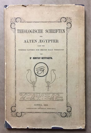 Item #M6536 Theologische Schriften der alten Ägypter nach dem Turiner Papyrus zum ersten Male...[newline]M6536.jpg