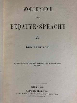 Wörterbuch der Bedauye-Sprache[newline]M6538a-03.jpg