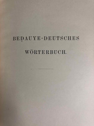Wörterbuch der Bedauye-Sprache[newline]M6538a-06.jpg