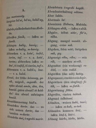 Wörterbuch der Bedauye-Sprache[newline]M6538a-09.jpg