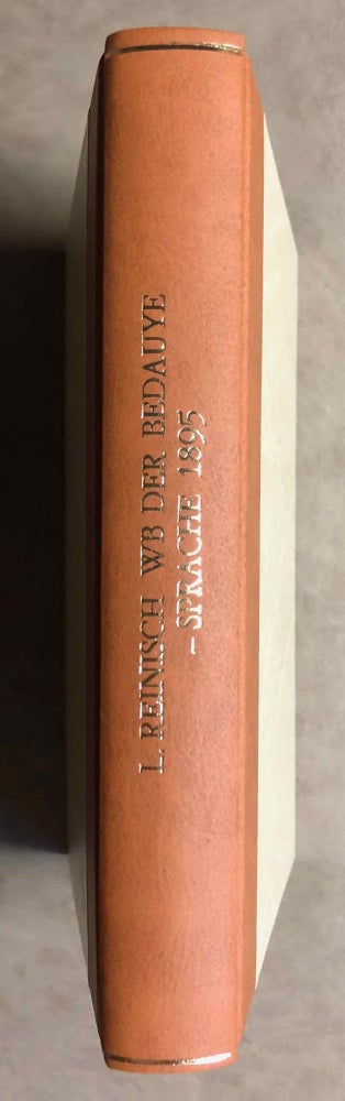 Item #M6538a Wörterbuch der Bedauye-Sprache. REINISCH Leo.[newline]M6538a.jpg