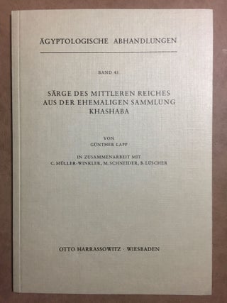 Item #M6544a Särge des Mittleren Reiches aus der ehemaligen Sammlung Khashaba. LAPP Günther[newline]M6544a.jpg