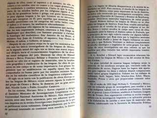 Las Lenguas de México. Volumes I & II (complete set)