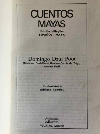 Cuentos mayas. Vol. I & II (complete set)[newline]M6660-01.jpg
