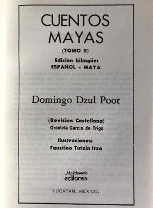 Cuentos mayas. Vol. I & II (complete set)[newline]M6660-05.jpg