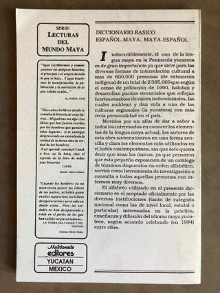 Diccionario básico español - maya - español[newline]M6661-04.jpg