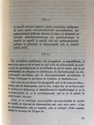 Huehuetlatolli. Libro sexto del c&oacute;dice florentino. Paleograf&iacute;a, versi&oacute;n, notas e indices de Salvador D&iacute;az C&iacute;ntora.[newline]M6664-04.jpg