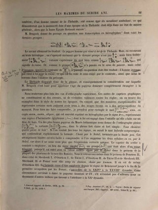 Les maximes du scribe Ani. D'après le papyrus hiératique No IV du Musée de Boulaq. Tomes I & II (complete)