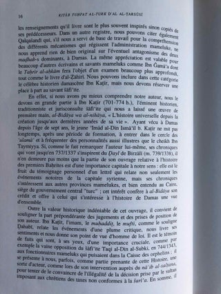 Kitâb tuhfât al-turk. Oeuvre de combat hanafite à Damas au XIVe siècle.