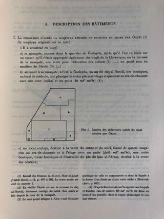 Le waqf d'Ipsir Pasa à Alep. Etude d'urbanisme historique.