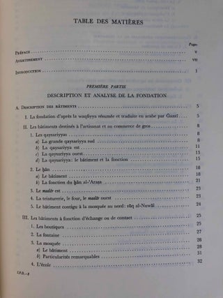 Le waqf d'Ipsir Pasa à Alep. Etude d'urbanisme historique.