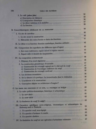 Le waqf d'Ipsir Pasa à Alep. Etude d'urbanisme historique.
