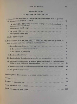 Le waqf d'Ipsir Pasa à Alep. Etude d'urbanisme historique.