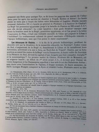 Inscriptions grecques et latines de la Syrie. Tome VI: Baalbek et Beqa'. Nos 2711-3017.