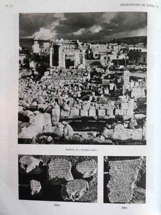 Inscriptions grecques et latines de la Syrie. Tome VI: Baalbek et Beqa'. Nos 2711-3017.
