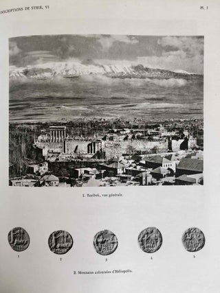 Inscriptions grecques et latines de la Syrie. Tome VI: Baalbek et Beqa'. Nos 2711-3017.