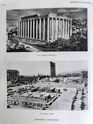 Inscriptions grecques et latines de la Syrie. Tome VI: Baalbek et Beqa'. Nos 2711-3017.