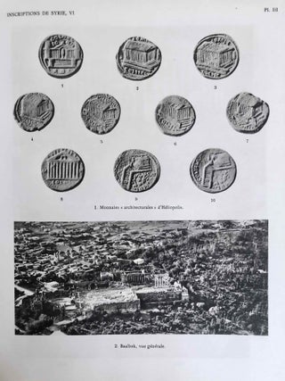 Inscriptions grecques et latines de la Syrie. Tome VI: Baalbek et Beqa'. Nos 2711-3017.