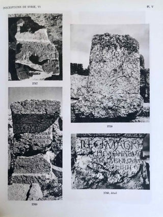 Inscriptions grecques et latines de la Syrie. Tome VI: Baalbek et Beqa'. Nos 2711-3017.