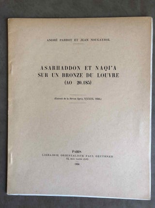 Item #M6779 Asarhaddon et Naqi'a sur un bronze du Louvre (AO 20.185). PARROT André -...[newline]M6779.jpg
