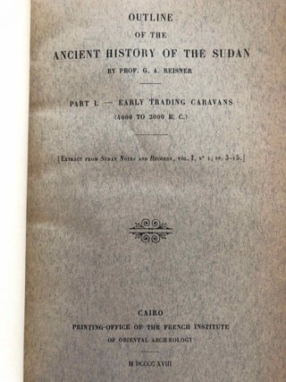 Outline of the Ancient History of the Sudan. Parts I-IV (complete set) + Discovery of the tombs of the Egyptian XXVth Dynasty at el-Kurruw in Dongola Province[newline]M6788-04.jpg