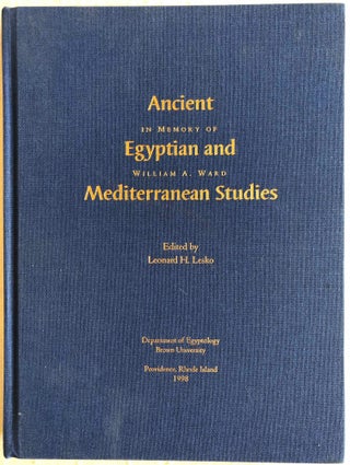 Item #M6795 Ancient Egyptian and Mediterranean Studies in Memory of William A. Ward. WARD William...[newline]M6795.jpg