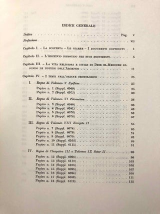 L'archivio demotico da Deir el-Medineh. Testo e tavole (complete set)