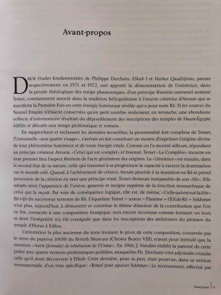 Le Rituel du shtp Shmt au changement de cycle annuel. D'apr&egrave;s les architraves du temple d'Edfou et textes parall&egrave;les du Nouvel Empire &agrave; l'&eacute;poque ptol&eacute;ma&iuml;que et romaine.[newline]M6797b-02.jpg