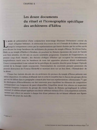 Le Rituel du shtp Shmt au changement de cycle annuel. D'apr&egrave;s les architraves du temple d'Edfou et textes parall&egrave;les du Nouvel Empire &agrave; l'&eacute;poque ptol&eacute;ma&iuml;que et romaine.[newline]M6797b-04.jpg