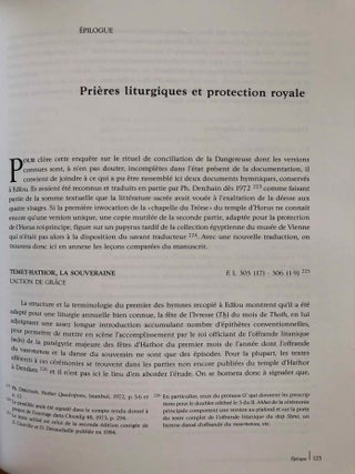 Le Rituel du shtp Shmt au changement de cycle annuel. D'apr&egrave;s les architraves du temple d'Edfou et textes parall&egrave;les du Nouvel Empire &agrave; l'&eacute;poque ptol&eacute;ma&iuml;que et romaine.[newline]M6797b-06.jpg