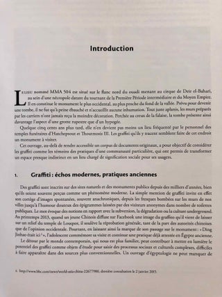 La grotte des scribes &agrave; Deir el-Bahari. La tombe MMA 504 et ses graffiti.