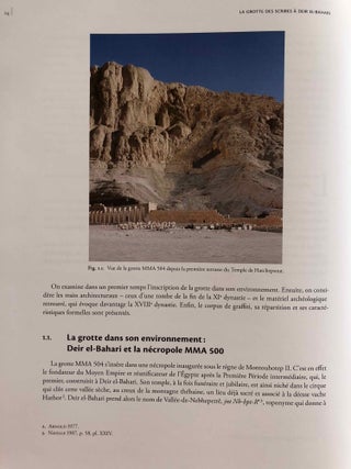 La grotte des scribes &agrave; Deir el-Bahari. La tombe MMA 504 et ses graffiti.