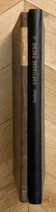 Item #M6803a Koptische Poesie des zehnten Jahrhunderts. Teil I und Teil II: Text und Übersetzung...