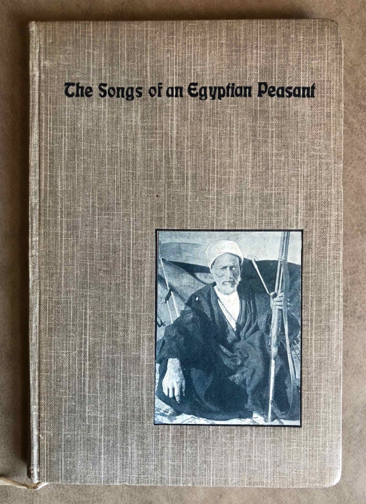 Item #M6806 The songs of an Egyptian peasant. SCHÄFER Heinrich - BREASTED Frances Hart.[newline]M6806.jpg
