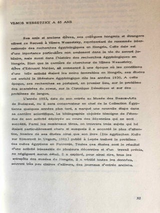 Studia Aegyptiaca I (1974). Recueil d’études dédiées à V. Wessetzky à l’occasion de son 65e anniversaire[newline]M6808-07.jpg